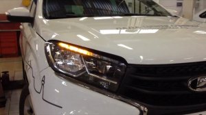 Установка "бегущего" поворотника на Lada X-Ray