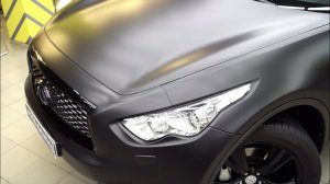 INFINITI FX - оклейка в чёрный матовый винил ®️❗ Как вам друзья❓