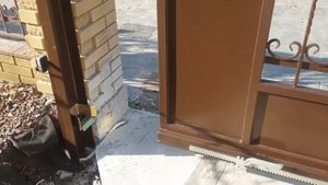 ? Закончили наш очередной объект ПЕРЕДЕЛКА РАСПАШНЫХ ВОРОТ В ОТКАТНЫЕ.