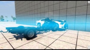 BeamNG.Drive Mod : Dodge Charger SRT8 Police v2 (Crash test)