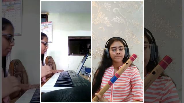 kaun Tujhe | ms dhoni | flute and piano cover collaboration of flute and piano смотреть онлайн