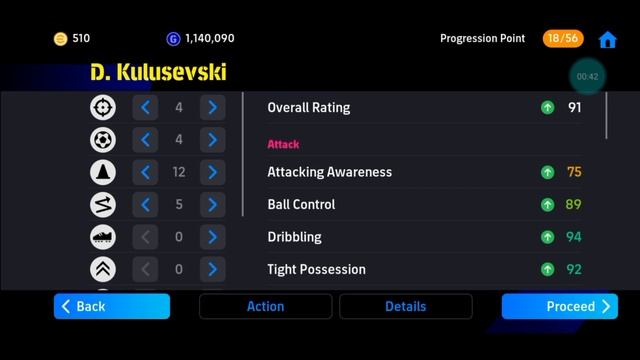 How To Train D. Kulusevski Max Rated 98 In eFootball 2024 Mobile || Nominating Card Level Training смотреть онлайн