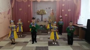 Танец с ложками. подготовительная группа