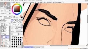 Как легко нарисовать тени в арте в Paint tool sai