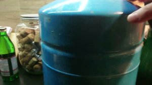 Циклон из старого накопительного бака RO 132