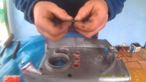 Установка заглушек крышки КПП Иж Планета 5
