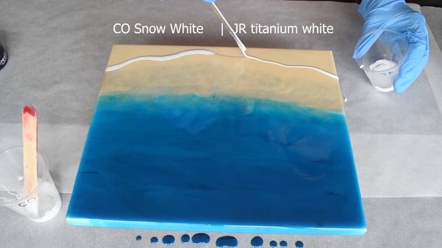 #63. White Frothy Wave Cell Comparison - Just Resin Titanium White vs Colour Obsession Snow White смотреть онлайн