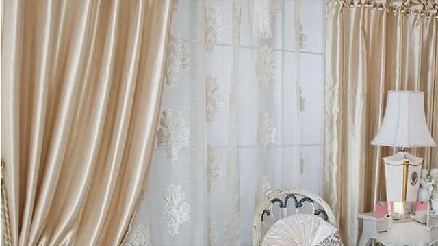 Сатиновые шторы в интерьере смотреть онлайн