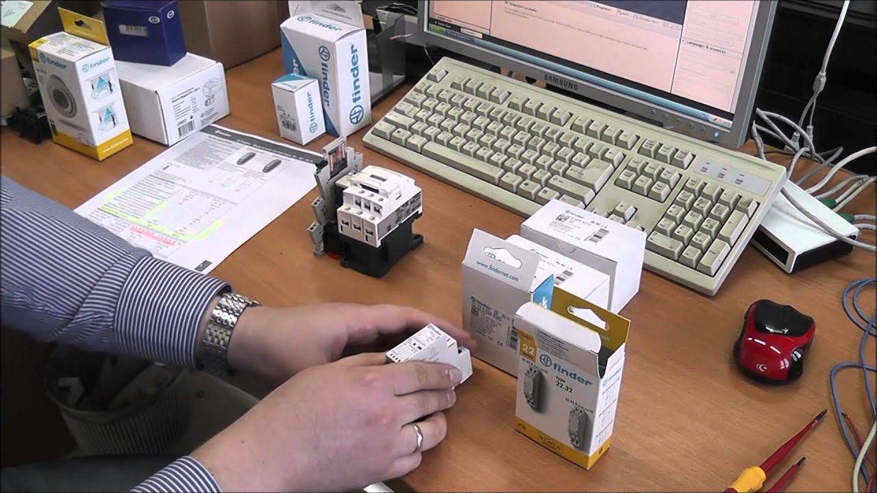 Миниконтакторы серии 22 Finder. Оборудование для "Умного дома" смотреть онлайн