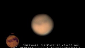 Turbulence on Mars  -  CGX 1100 Celestron - Telescope C11 XLT.