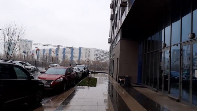 Москва 4084 ЖК Ривер Парк (River Park), Нагатинский затон осень день