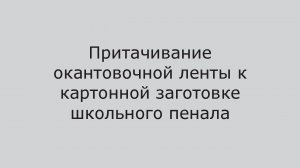 Швейный автомат для  притачивания окантовочной ленты AS-0302-O. Разработано и произведено в России.