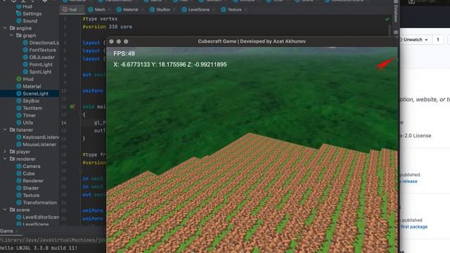 Игровой движок на Java / Game engine on Java смотреть онлайн