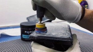 Полировка стеклянных фар от пескоструя за 1 минуту