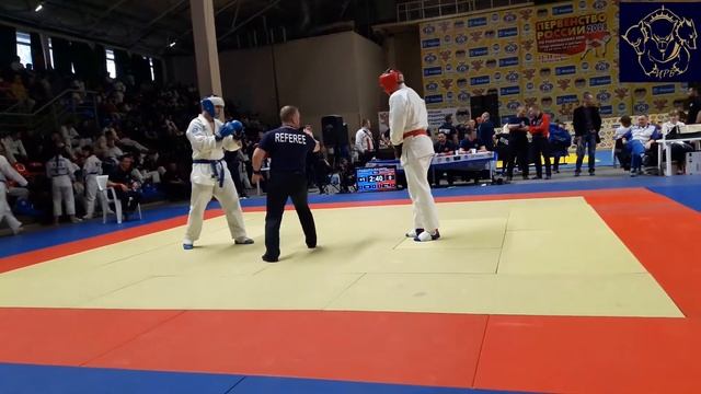 Первенство России по Рукопашному Бою 2018 г. Архангельский Артем-Сарычев Никита 14-15 лет 75 кг смотреть онлайн