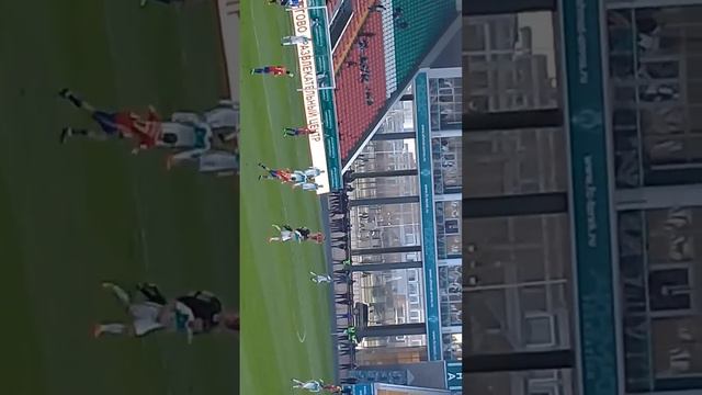 ФутболГрозный Стадион Ахмат Арена  Терек- ЦСКА 0-1 первый период окончен.