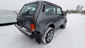 Нива 2121 похорошела. новый серый цвет Dark Gray. Lada Niva Legend.