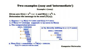 Cyclic Redundancy Check ( incl. Examples and Step-By-Step Guide) - Computer Networks