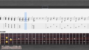 Bleach OST-Compassion Easy Fingerstyle Guitar Tutorial Tabs