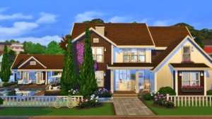 Семейный дом в пригороде | Симс 4 Строительство | Mulena Sims 4