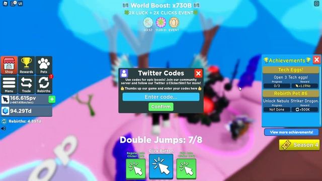 29 NEW SECRET MYTHIC PET *DEEP SEA UPDATE* CODES In CLICKER SIMULATOR Roblox Clicker Simulator Code смотреть онлайн