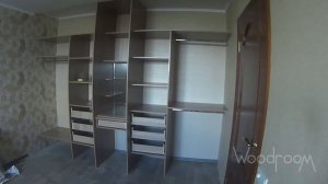 Встроенный шкаф купе в гостиной