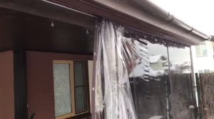 Раздвижные мягкие окна из морозостойкой полиуретановой пленки