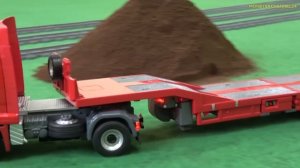 RC heavy load truck gets unboxed and loaded  for the first time!