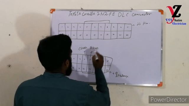Toyota corolla 2NZ-FE scanner grip DLC 16 pin connector wiring diagram pinout. смотреть онлайн