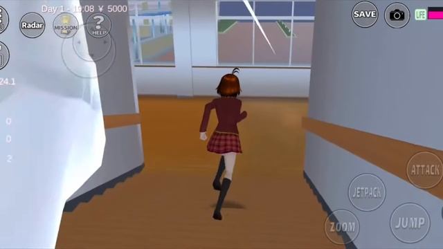 [Sakura School Simulator] Mission Defeat Bronze Statue And Plaster Figure Using Car