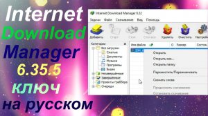 Internet Download Manager 6 35 5 ключ на русском скачать бесплатно idm 2019