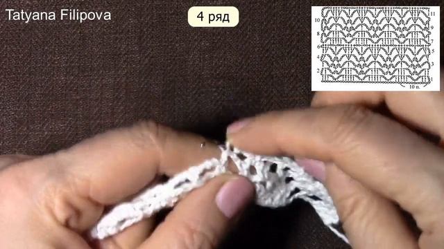 Классический узор. Вяжем по схеме
