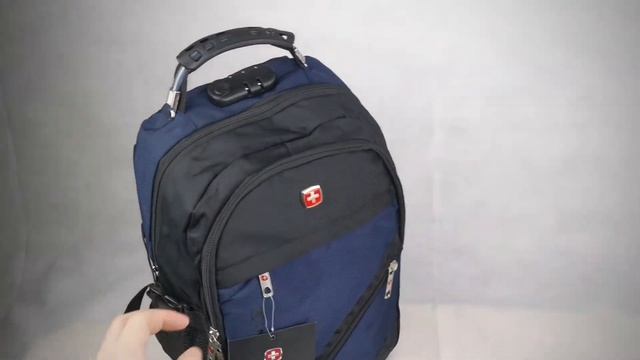 Обзор рюкзака SwissGear 8810 (2) синий смотреть онлайн