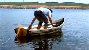 Самодельная лодка из фанеры. Испытание второе.