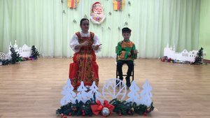 Игра на деревянных ложках с песней "Ах вы Сени"