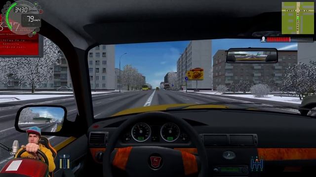 ДРИФТАНУЛ НА ВОЛГЕ В ПАССАЖИРКОЙ - РЕАКЦИЯ ДЕВУШКИ НА ДРИФТ CITY CAR DRIVING + РУЛЬ