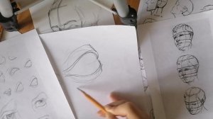 Как нарисовать портрет, часть 4. Лицо в три четверти