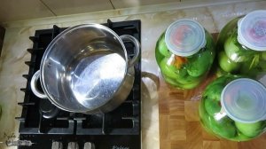 Томаты зеленые на зиму без уксуса.