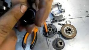 Stihl MS 180 Ремонт поршневой