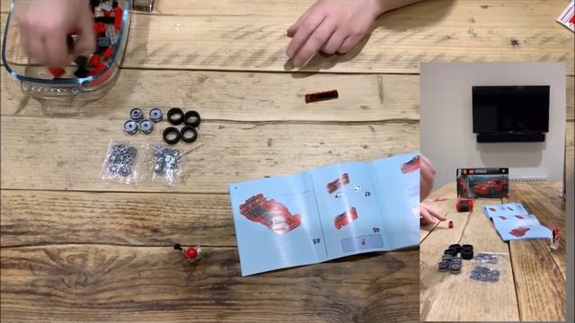 Lego Speed Champions Ferrari F40 Competizione! Set No. 75890 Timelapse and Photos! HD смотреть онлайн