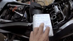 Большое ТО SUZUKI SV1000 регулировка клапанов