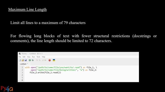 008 - BUILDING BLOCKS IN PYTHON || PART TWO (PEP 8: STYLE GUIDE FOR PYTHON CODE)
