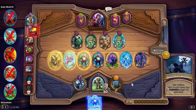 NEW REWARD TURBULENT TOMBS feat. Undead - Hearthstone Battlegrounds - Enhance-o Mechano смотреть онлайн