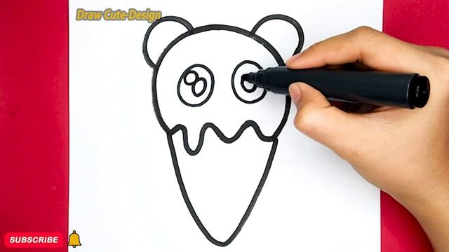 HOW TO DRAW A CUTE PANDA ICE CREAM смотреть онлайн