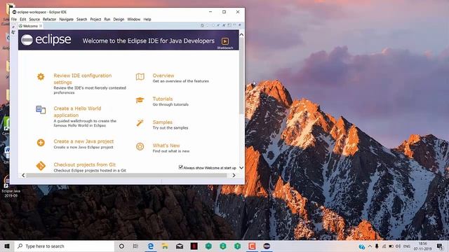 HOW TO INSTALL ECLIPSE  & FIRST JAVA (HELLO WORD) PROGRAMME