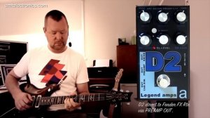 AMT Electronics : D2 Preamp & Effects Pedal