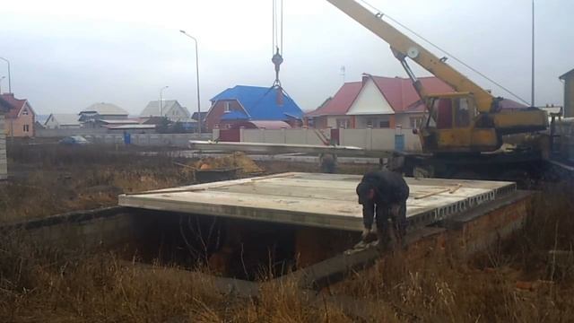 Монтаж плит перекрытия. смотреть онлайн