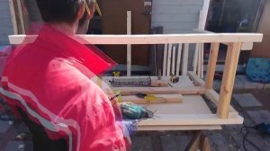 Стол с мойкой на дачу / Стильный рукомойник на дачу / DIY outdoor table with sink