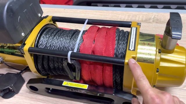 Спортивная электрическая лебедка Golden Power EWX9274 4999 кг / 112:1 синтетический трос
