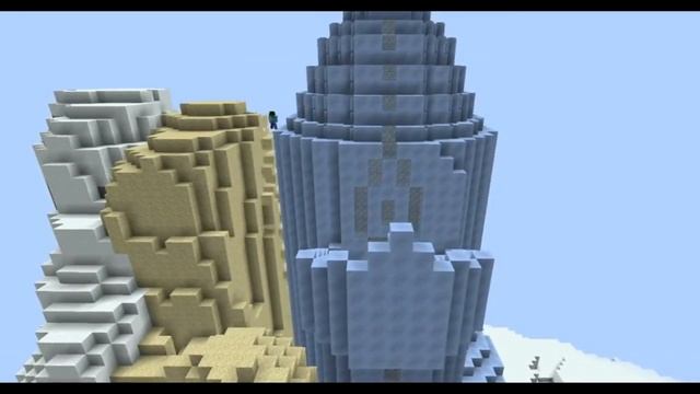 minecraft Build season #9 - FROZEN CASTLE / майнкрафт строительный сезон - Замок Эльзы